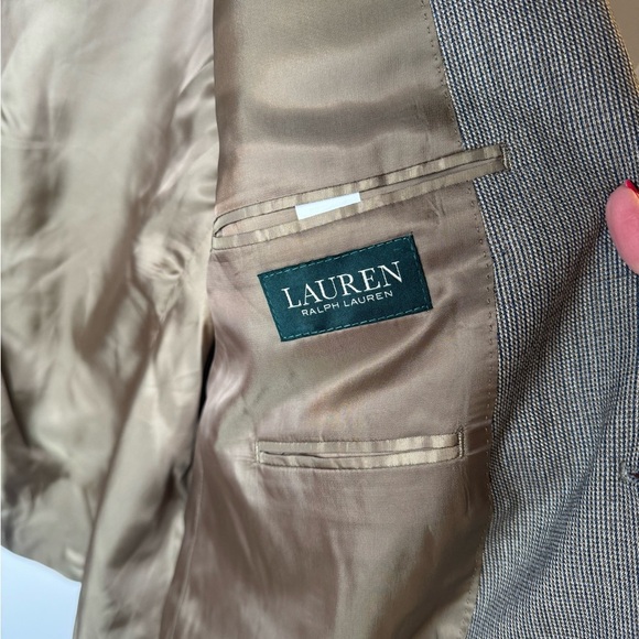 Lauren Ralph Lauren Men’s Sport Coat Blazer 52R Classic Fit Wool Silk Blend - Picture 11 of 11